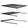 VEVOR Soft Roll-Up Truck Bed Tonneau Cover, Compatible with 2017-2025 Ford F-250/350/450 Super Duty, Fits 6.8 ft (6 ft 10 in/82 in) Bed, Triple-Layer PVC Tonneau Cover with Three Aluminum Alloy Bars