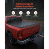 VEVOR Soft Roll-Up Truck Bed Tonneau Cover, Compatible with 2019-2024 Dodge Ram 1500 Classic, 2003-2025 Ram 2500 3500, Fits 6.4 ft (6 ft 4 in/76 in) Bed, PVC Tonneau Cover with Aluminum Alloy Bars