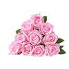 VEVOR Artificial Flowers Bulk Pink Roses 60 PCS Silk Faux Flowers Stems, for Vase, Table Centerpieces, Weddings, Parties, Bouquets, Home Decor and DIY Floral Arrangements, Realistic Fake Flower