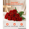 VEVOR Artificial Flowers Bulk Red Roses 120 PCS Silk Faux Flowers Stems, Realistic Fake Flower for Vase, Table Centerpieces, Weddings, Parties, Bouquets, Home Decor and DIY Floral Arrangements
