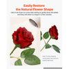 VEVOR Artificial Flowers Bulk Red Roses 120 PCS Silk Faux Flowers Stems, Realistic Fake Flower for Vase, Table Centerpieces, Weddings, Parties, Bouquets, Home Decor and DIY Floral Arrangements