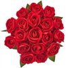 VEVOR Artificial Flowers, 500 pcs Real Looking Red Foam Fake Roses Bulk, Faux Red Bridal Shower with Stems for DIY Wedding Bouquets, Home Centerpieces Arrangements, Party Tables Decorations