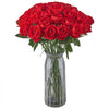 VEVOR Artificial Flowers, 500 pcs Real Looking Red Foam Fake Roses Bulk, Faux Red Bridal Shower with Stems for DIY Wedding Bouquets, Home Centerpieces Arrangements, Party Tables Decorations
