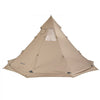 VEVOR Hot Tent for 4-6 Persons, Portable Winter Tipi Tent with Stove Jack, Waterproof Canvas Camping Tents, Lightweight 4 Season Shelter Tents for Hiking Fishing Backpacking, L Size