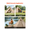 VEVOR Hot Tent for 2 Persons, Portable Winter Tipi Tent with Stove Jack, Waterproof Camping Tents,  Lightweight 4 Season Shelter Tents for Hiking Fishing Backpacking, S Size