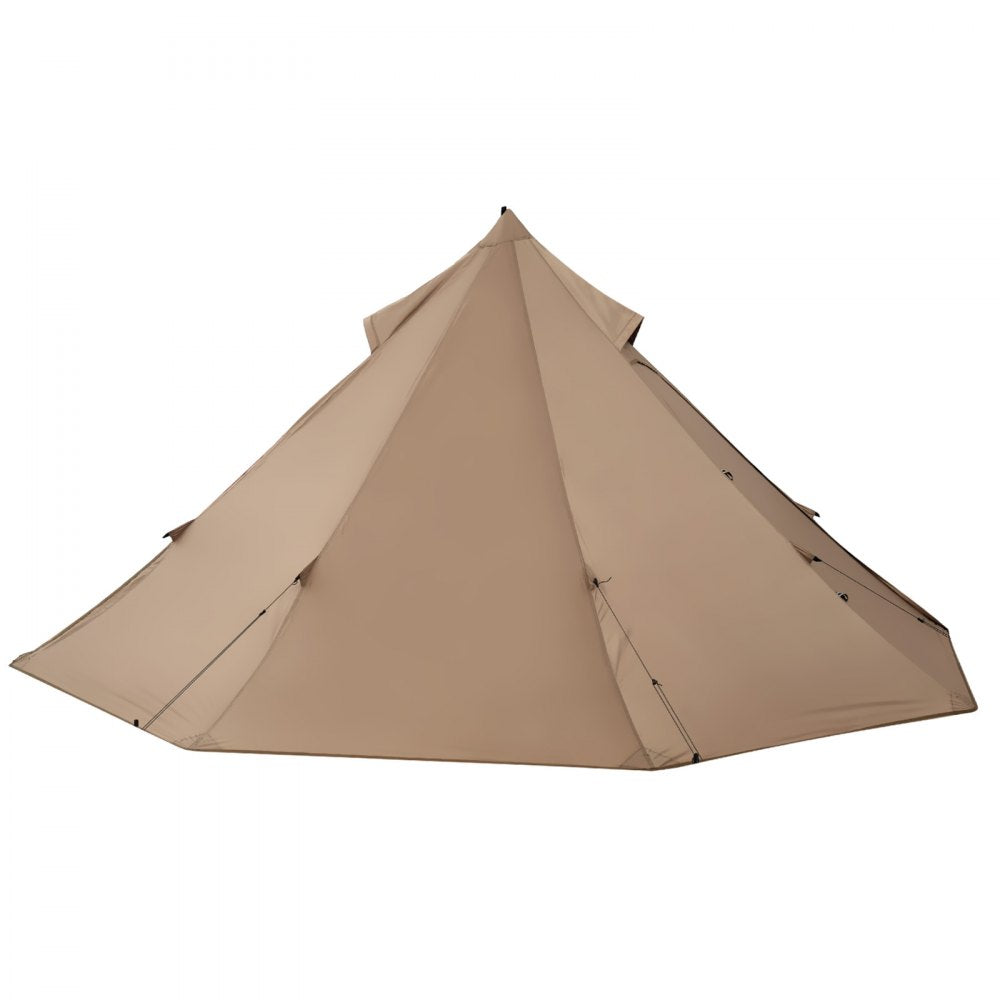 VEVOR Hot Tent for 2 Persons, Portable Winter Tipi Tent with Stove Jack, Waterproof Camping Tents,  Lightweight 4 Season Shelter Tents for Hiking Fishing Backpacking, S Size