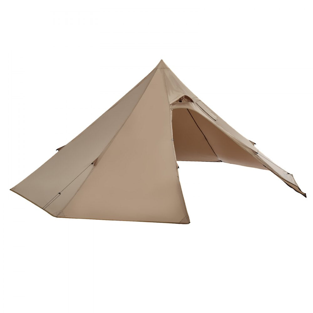 VEVOR Hot Tent for 2 Persons, Portable Winter Tipi Tent with Stove Jack, Waterproof Camping Tents,  Lightweight 4 Season Shelter Tents for Hiking Fishing Backpacking, S Size