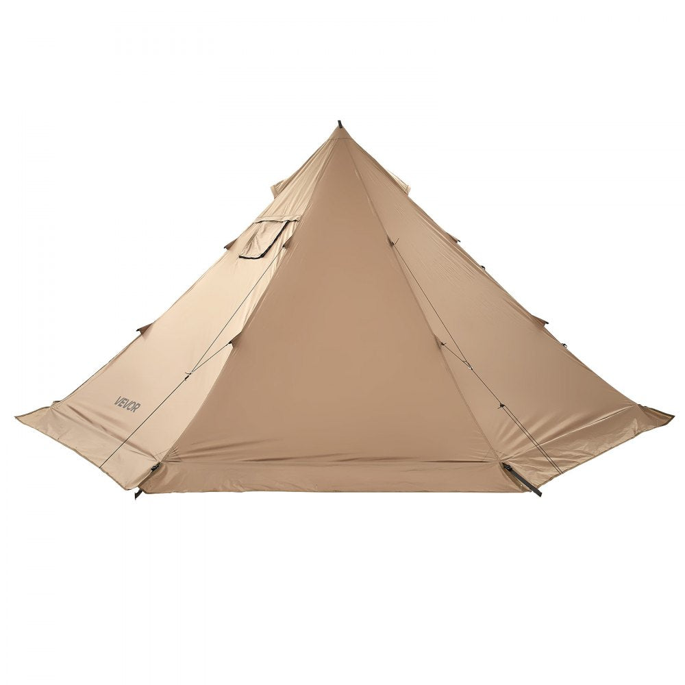 VEVOR Hot Tent for 4 Persons, Portable Winter Tipi Tent with Stove Jack, Waterproof Camping Tents,  Lightweight 4 Season Shelter Tents for Hiking Fishing Backpacking, M Size