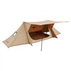 VEVOR Camping Hot Tent, Lightweight Bushcraft Tent with Stove Jack & 2 Tarp Poles, Waterproof Winter Hot Tents Shelters, Portable 4 Season Tents for 2 Persons Hiking Fishing Hunting Backpacking