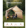 VEVOR Camping Hot Tent, 2 Persons Cabin Hot Tent with Stove Jack, Waterproof Winter Tents Shelters with Vents, Lightweight & Portable 4 Season Tents for Hiking Fishing Hunting Backpacking