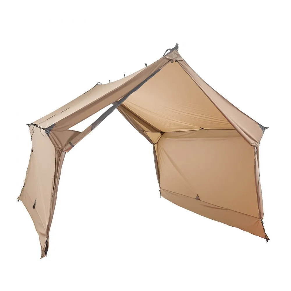 VEVOR Camping Hot Tent, 2 Persons Cabin Hot Tent with Stove Jack, Waterproof Winter Tents Shelters with Vents, Lightweight & Portable 4 Season Tents for Hiking Fishing Hunting Backpacking