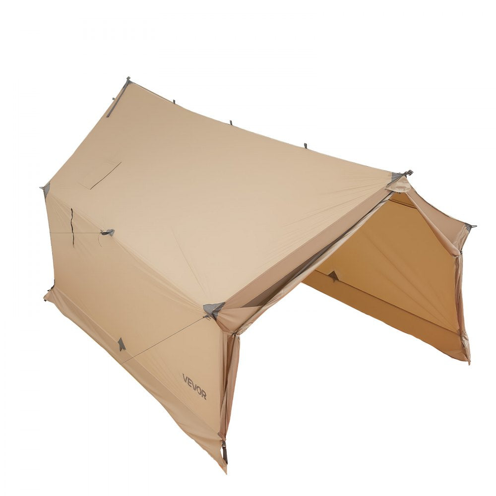 VEVOR Camping Hot Tent, 2 Persons Cabin Hot Tent with Stove Jack, Waterproof Winter Tents Shelters with Vents, Lightweight & Portable 4 Season Tents for Hiking Fishing Hunting Backpacking