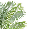 VEVOR Artificial Palm Tree, 4 FT Tall Faux Plant, Secure PE Material & Anti-Tip Tilt Protection Low-Maintenance Plant, Lifelike Green Fake Tree for Home Office Warehouse Decor Indoor Outdoor