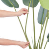 VEVOR Artificial Birds Of Paradise Tree, 5 FT Tall Faux Plant, PE Material & Anti-Tip Tilt Protection Low-Maintenance Plant, Lifelike Green Fake Tree for Home Office Warehouse Decor Indoor Outdoor
