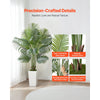VEVOR Artificial Areca Palm Tree 6 ft, Fake Palm Tropical Plants with White Tall Planter, Faux Floor Silk Plant in Pot, Large Trees for Home Office Living Room Decor House Warming, Indoor Outdoor