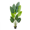 VEVOR Artificial Bird of Paradise 6 ft Tall, Fake Tropical Plants with with 13 Trunks & White Pot, Faux Floor Silk Tree, Large Trees for Home Office Living Room Decor House Warming, Indoor Outdoor
