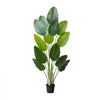 VEVOR Artificial Bird of Paradise 6 ft Tall, Fake Tropical Plants with with 13 Trunks & White Pot, Faux Floor Silk Tree, Large Trees for Home Office Living Room Decor House Warming, Indoor Outdoor