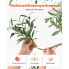 VEVOR 7FT Artificial Olive Tree with Black Pot, Tall Fake Tree with Natural Wood Trunk & Realistic Green Leaves and Fruits, Indoor Faux Plant for Home, Office, Living Room, Corner Decor