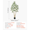 VEVOR 7FT Artificial Olive Tree with Black Pot, Tall Fake Tree with Natural Wood Trunk & Realistic Green Leaves and Fruits, Indoor Faux Plant for Home, Office, Living Room, Corner Decor
