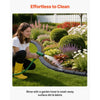 VEVOR Faux Stone Landscape Edging, 15.5 ft Kit, No Dig Garden Edging Border, Blocks for Lawn, Flower Beds, Yards, 4 Pack Each Section Has 6 Bricks 46.46"L x 3.74"W x 2.24"H, 12 Spikes, Charcoal Black