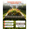 VEVOR Faux Stone Landscape Edging, 15.5 ft Kit, No Dig Garden Edging Border, Blocks for Lawn, Flower Beds, Yard, 4 Pack Each Section Has 6 Bricks 46.85"L x 3.94"W x 6.1"H, 12 Spikes & 4 Corners, Beige