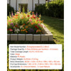 VEVOR Faux Stone Landscape Edging, 15.5 ft Kit, No Dig Garden Edging Border, Blocks for Lawn, Flower Beds, Yard, 4 Pack Each Section Has 6 Bricks 46.85"L x 3.94"W x 6.1"H, 12 Spikes & 4 Corners, Beige