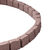 VEVOR Faux Stone Landscape Edging, 46.8 x 3.9 in Realistic Lawn Edging, Flexible Brick-Sized Garden Edging Border with Anchoring Spikes, Fade-Resistant Yard Edging for Driveways Walkway Brown