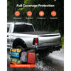 VEVOR Soft Tri-Fold Truck Bed Tonneau Cover, Compatible with 2009-2025 Dodge Ram 1500 (Incl. Classic & New) 5.7 ft (67.4 in) Bed, Fleetside Without Rambox, Split Tailgate, and Track System, Waterproof