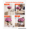 VEVOR Artificial Flowers Bulk Geraniums 24 PCS Faux Pink Flower with Stems, for Vase, Centerpieces, Weddings, Parties, Bouquets, Home Decor and DIY Arrangements, Realistic Fake Flowers, Easy to Care