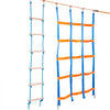 VEVOR Ninja Warrior Obstacle Course for Kids, 2 x 56 ft Weatherproof Slacklines, 500lbs Weight Capacity Monkey Line, Outdoor Playset Equipment, Backyard Toys Training Equipment Set with 12 Obstacles