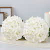 VEVOR Artificial Flowers, 105 pcs Real Looking White Silk Fake Hydrangea Bulk, White Faux Bridal Shower with Stems for DIY Wedding Bouquets, Home Centerpieces Arrangements, Party Tables Decorations
