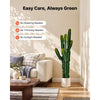 VEVOR Artificial Cactus, 60 in Tall Fake Cactus Plant with White Pot 1 Pack, for Home, Garden, Office, Living Room, Bedroom, Porch Indoor Decoration, 9 inch Wide, Realistic Texture Large Faux Plant