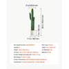 VEVOR Artificial Cactus, 36 in Tall Fake Cactus Plant with White Pot 1 Pack, for Home, Garden, Office, Living Room, Bedroom Indoor Decoration, Realistic Texture Large Faux Decor Plant, Premium HDPE