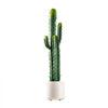 VEVOR Artificial Cactus, 36 in Tall Fake Cactus Plant with White Pot 1 Pack, for Home, Garden, Office, Living Room, Bedroom Indoor Decoration, Realistic Texture Large Faux Decor Plant, Premium HDPE