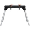 VEVOR Miter Saw Stand, 330lbs Load Capacity Steel Collapsible Stand for Miter Saw with One-piece Mounting Brackets Clamps, 29.1"-32.9" Adjustable Height, Portable Compact and Folding Miter Saw Stand