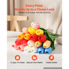 VEVOR Artificial Flowers Bulk Tulips 100 PCS Mixed Color Flower with Stems, Faux Flowers for Vase, Centerpieces, Weddings, Parties, Bouquets, Home Decor and DIY Arrangements, Realistic Fake Flower