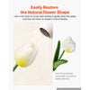 VEVOR Artificial Flowers Bulk Tulips 100 PCS Mixed Color Flower with Stems, Faux Flowers for Vase, Centerpieces, Weddings, Parties, Bouquets, Home Decor and DIY Arrangements, Realistic Fake Flower