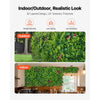 VEVOR Artificial Plant Wall, 12PCS 20 x 20 in Artificial Boxwood Panels, Greenery Backdrop Privacy Hedge Fence with Sun Protection, Fake Grass Wall Screen for Wedding, Indoor, Outdoor Garden, Backyard