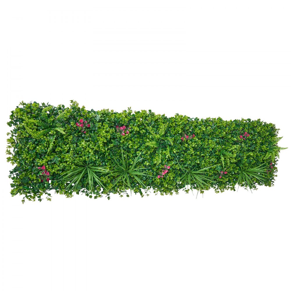 VEVOR Artificial Plant Wall, 16PCS 20 x 20 in Artificial Boxwood Panels, Greenery Backdrop Privacy Hedge Fence with Sun Protection, Fake Grass Wall Screen for Wedding, Indoor, Outdoor Garden, Backyard