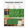 VEVOR Artificial Plant Wall, 4 PCS, Each Panel 2 x 8 ft Artificial Boxwood Panels, Sun Protection Greenery Backdrop Privacy Hedge Fence, Fake Grass Screen for Wedding, Indoor, Outdoor Garden, Backyard