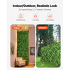 VEVOR Artificial Plant Wall, 40 x 120 in Artificial Boxwood Panels, Sun Protection Greenery Backdrop Privacy Hedge Fence, Fake Grass Screen for Wedding, Indoor, Outdoor Garden, Backyard (1 PC)