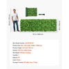 VEVOR Artificial Plant Wall, 40 x 120 in Artificial Boxwood Panels, Sun Protection Greenery Backdrop Privacy Hedge Fence, Fake Grass Screen for Wedding, Indoor, Outdoor Garden, Backyard (1 PC)