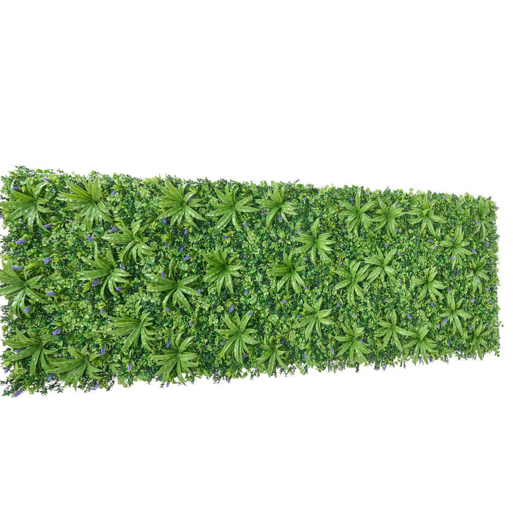 VEVOR Artificial Plant Wall, 40 x 120 in Artificial Boxwood Panels, Sun Protection Greenery Backdrop Privacy Hedge Fence, Fake Grass Screen for Wedding, Indoor, Outdoor Garden, Backyard (1 PC)