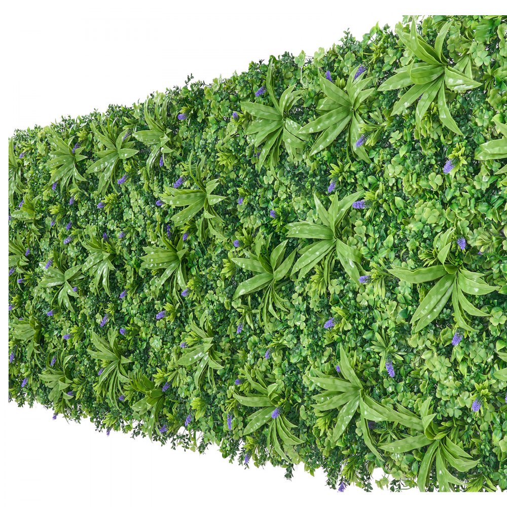 VEVOR Artificial Plant Wall, 40 x 120 in Artificial Boxwood Panels, Sun Protection Greenery Backdrop Privacy Hedge Fence, Fake Grass Screen for Wedding, Indoor, Outdoor Garden, Backyard (1 PC)