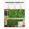 VEVOR Artificial Plant Wall, 12PCS 20 x 20 in Artificial Boxwood Panels, Sun Protection Greenery Backdrop Privacy Hedge Fence, Fake Grass Screen for Wedding, Indoor, Outdoor Garden, Backyard