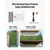 VEVOR Expandable Fence Privacy Screen, 25.5 x 122 in Expand Artificial Plant Wall, Realistic Artificial Ivy Panel with 50 Zip Ties, Decorative Faux Greenery Backdrop Hedges for Balcony Patio Outdoor