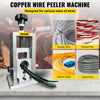 VEVOR Wire Stripping Machine, 0.06-1.57 inches Drill Powered, Manual Copper Stripper w Heat Treated Steel Ultra Long Lasting Blade, Compact & Portable for Scrap Cable Peeling Recycling