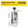 VEVOR Wire Stripping Machine, 0.06-1.57 inches Drill Powered, Manual Copper Stripper w Heat Treated Steel Ultra Long Lasting Blade, Compact & Portable for Scrap Cable Peeling Recycling