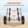 VEVOR Heavy Duty Kayak Cart, 450lbs Load Capacity, Detachable Canoe Trolley Cart with 12'' Solid Tires, Adjustable Width & Nonslip Support Foot, for Kayaks Canoes Paddleboards Float Mats Jon Boats