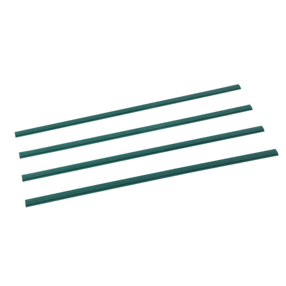 VEVOR Bottom Locking Privacy Slats, Double-Wall Vertical Bottom-Locking Slats with Wings for Chain-Link Fence, High-Density HDPE Chain Link Slats Ideally Fit 4' High Fence for Garden and Farm(Green)
